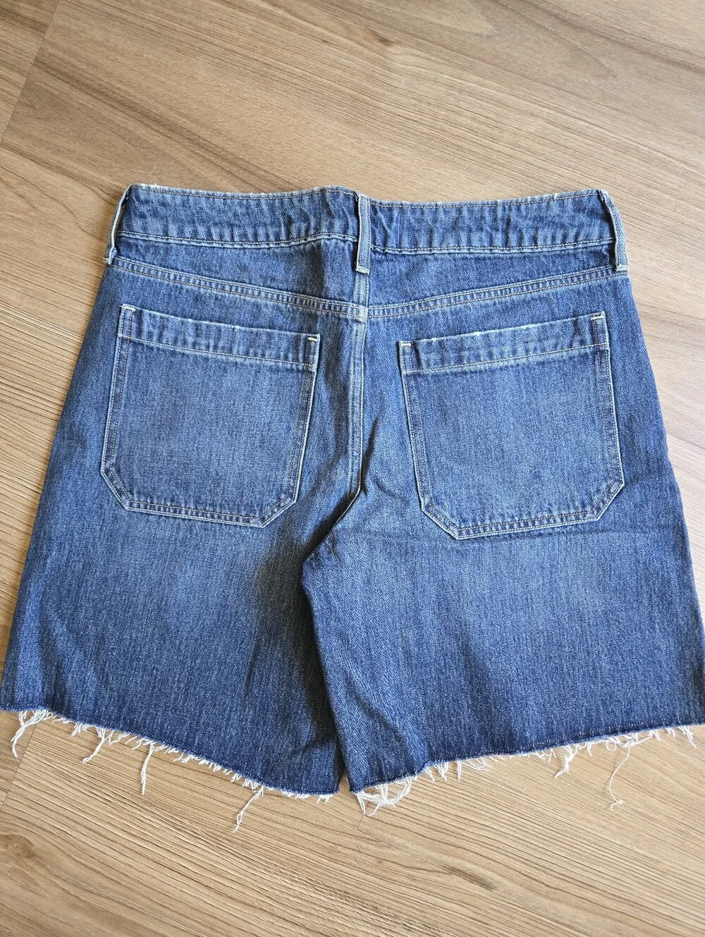 Hollister Low Rise Baggy Fit Off Denim Jorts Women's 10 W30 Blue 5-Pocket